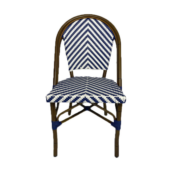 chaise sea bleu blnc