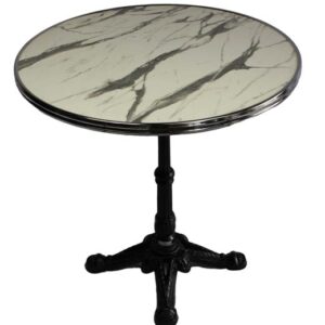 chrplus table bistrot4 cercléinox marbreveinegris diam70 1